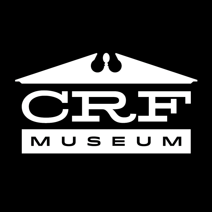 Logo for Cleo Redd Fisher Museum in black and white.